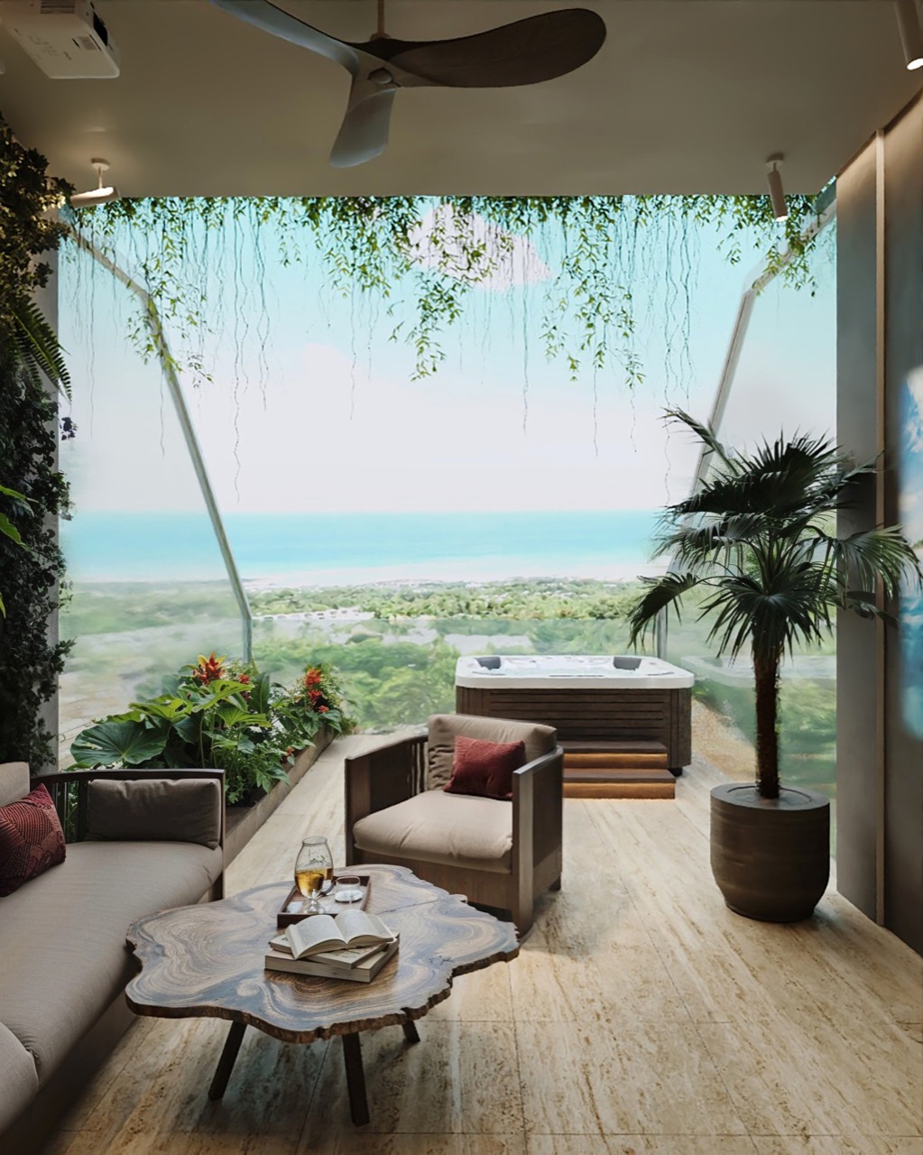 1-Bedroom, 2-Bedroom and 3-Bedroom Ocean Views Boutique Hotel in Bingin
