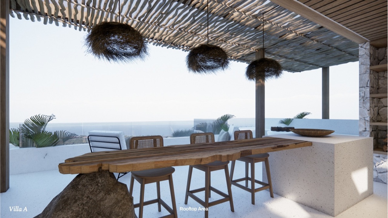 2+1-Bedroom Contemporary Villa with Ocean Views in Bingin