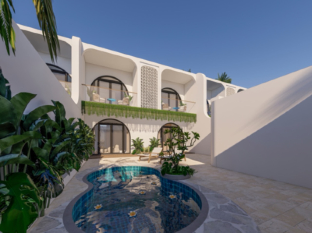 2-Bedroom Mediterranean-Style Villa in Melasti
