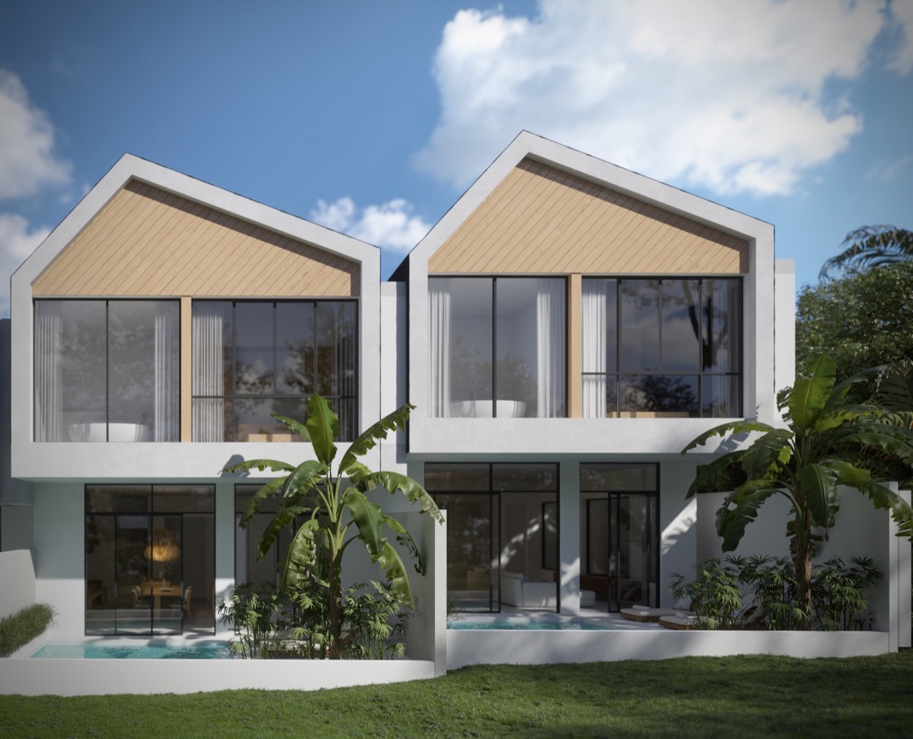 2-Bedroom Modern Villa in Bingin