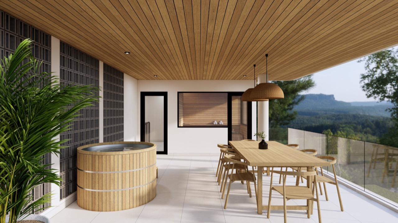 2-Bedroom Villa with Rooftop and Ocean Views in Yolla Nunggalan Residences