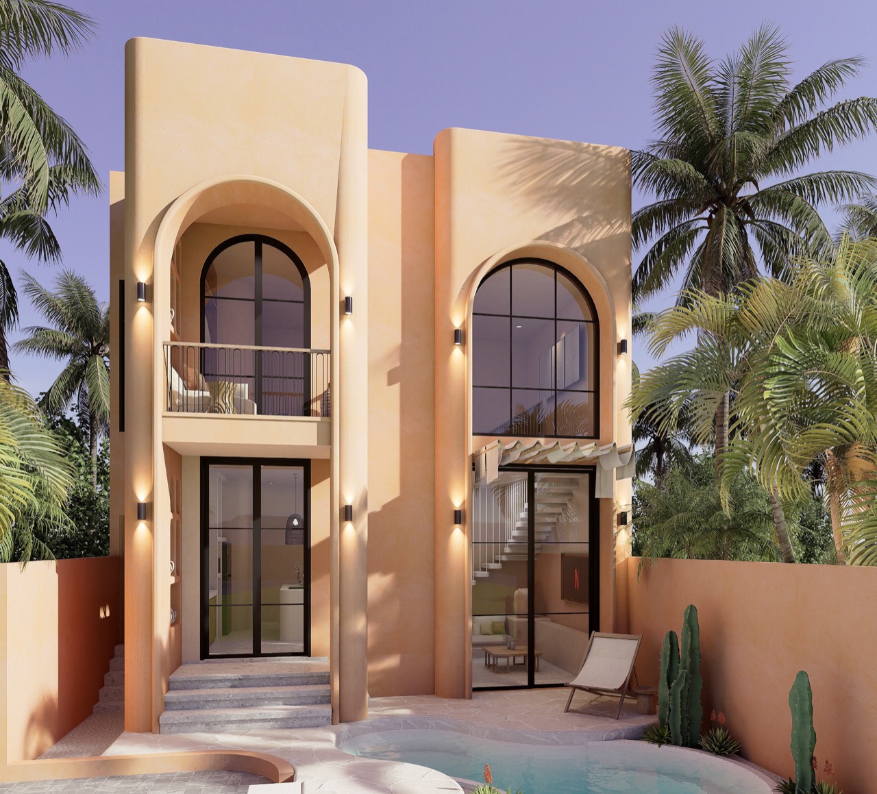 Modern Moroccan Style 1-Bedroom Villa in Padang Padang, Uluwatu