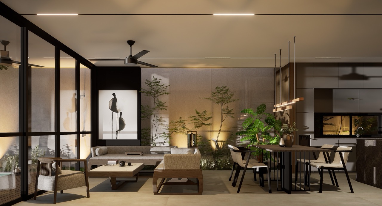 Modern Tropical 2-Bedroom Villa in Ubud